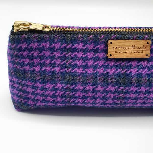 Handwoven pencil case, brush case, cosmetic bag