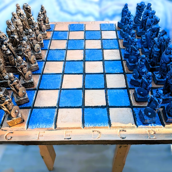 Viking Chess set, (pieces only)  Ornamental, Board Game, 