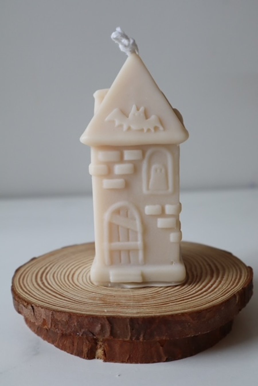 Halloween House Candle