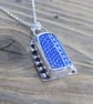 Silver Thames pottery bezel set pendant ,boho ,hippy, necklace  - Image 2
