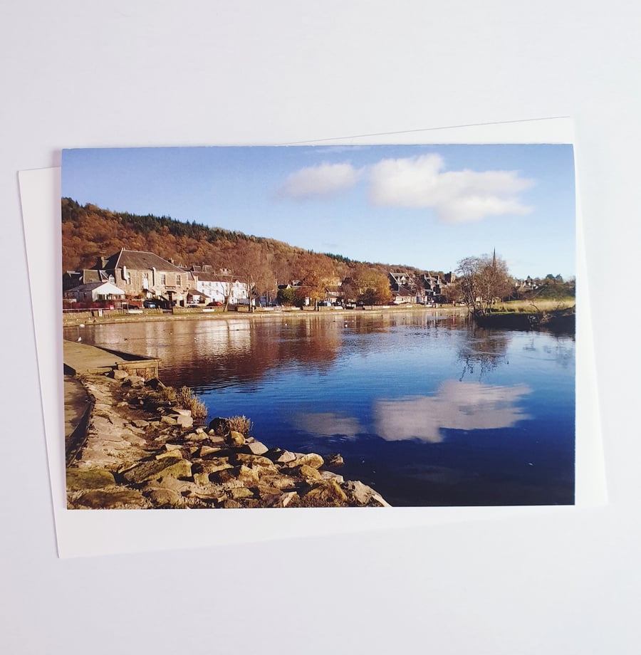 River Teith Photography Note Card, Greeting Card, Blank with Envelope, A6