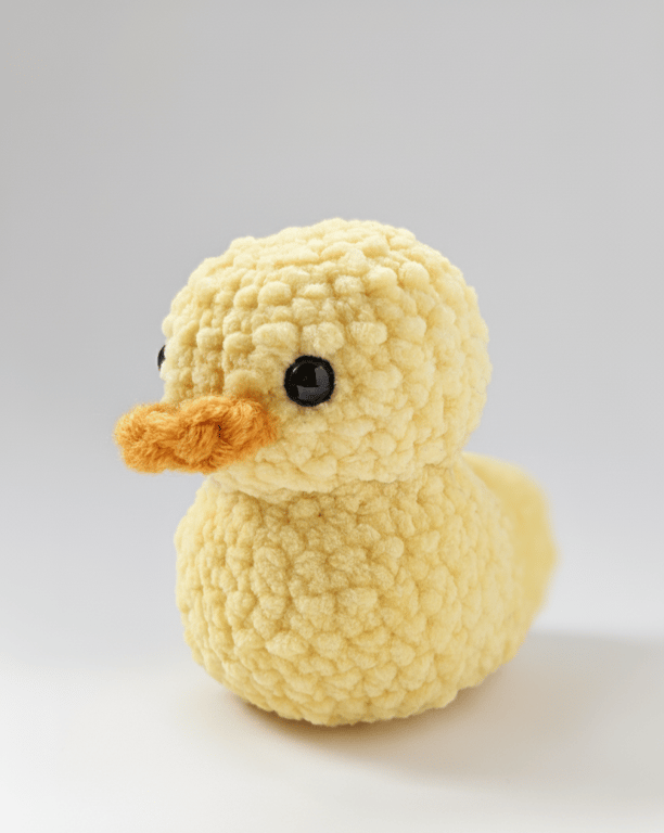 Crochet plushie rubber duck
