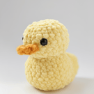 Crochet plushie rubber duck