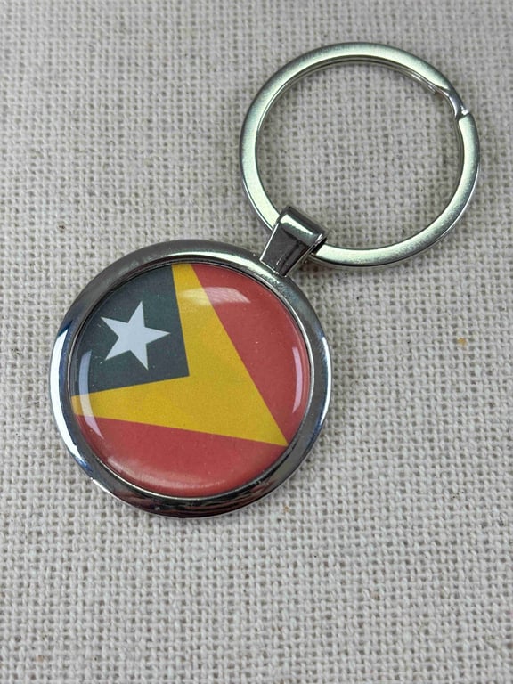 East Timor Flag Keyring