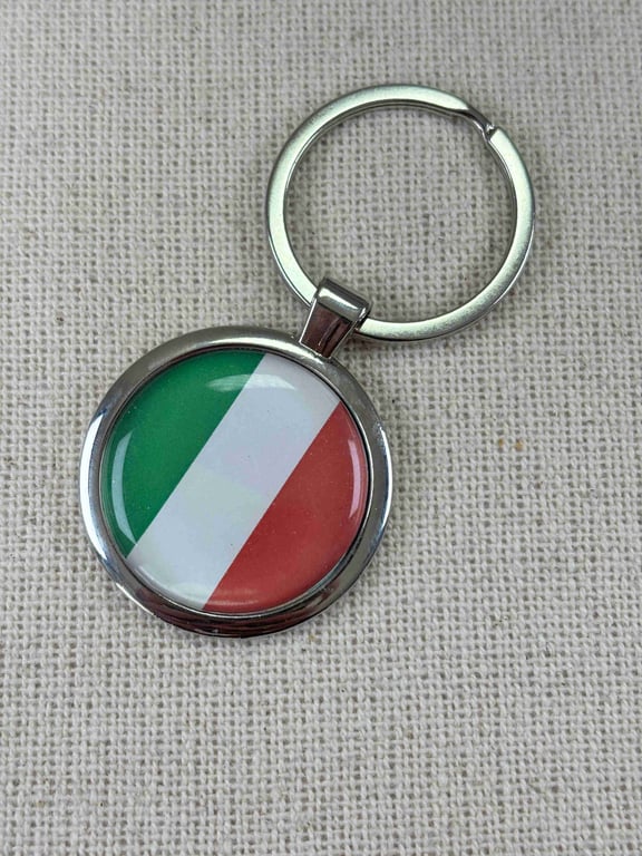 Italy Flag Keyring