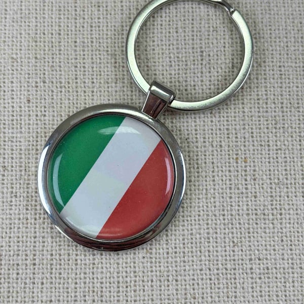 Italy Flag Keyring