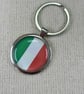 Italy Flag Keyring