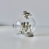 'Home for Christmas - Glass Dome Decoration