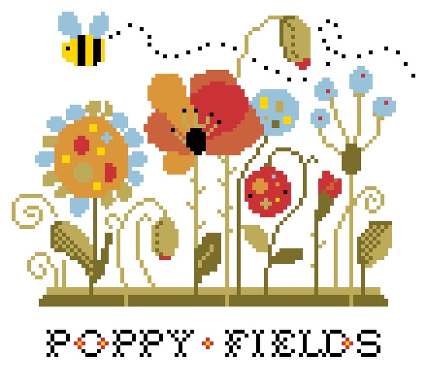 139 - Field of Poppies - Cross Stitch Pattern