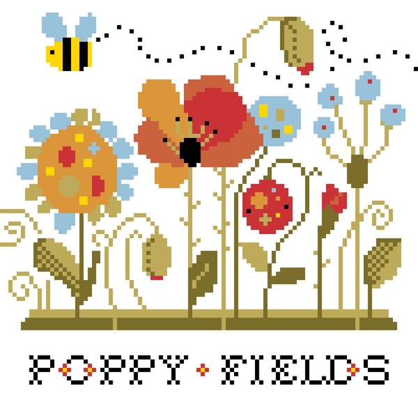 139 - Field of Poppies - Cross Stitch Pattern