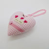 Heart decoration New Baby girl pink check