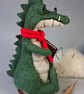 Needle Felted Vegan Crocodile- Woollen Decoration  - Image 2
