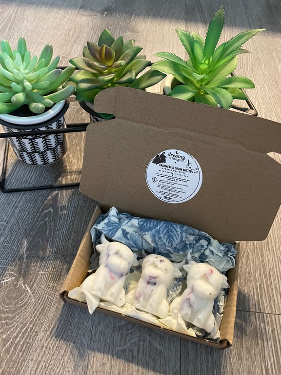 Cashmere and cocoa butter scented wax melts