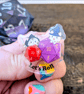D&D Cat Acrylic Pin Badge, Tabletop RPG Dice Brooch, Nerdy Gamer Gift  - Image 6