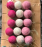 Handmade felt ball garland - Image 3