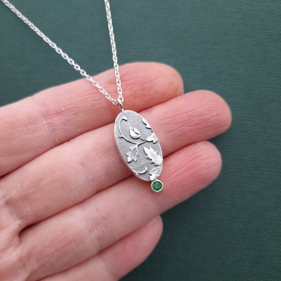 One-of-a-kind Emerald Pendant