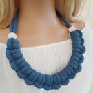 Rope Necklace, Blue