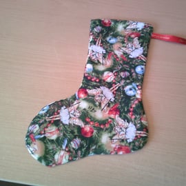 10.5 inch Fairies and Garlands Stocking