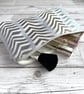 Cosmetic Bag with Chevrons Pattern - Image 3