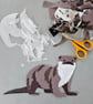 Otter card, blank card, printed card for otter and animal lovers - Image 3
