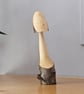 Rustic wood turned mushroom - hawthorn (second)