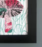 Wild Mushroom Wall Art, Limited Edition Handmade Screenprint - Image 2