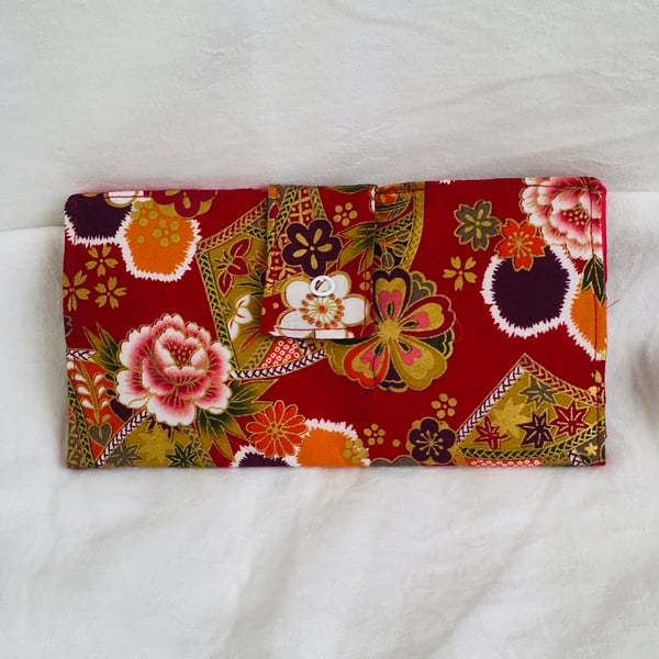 Pretty Long Purse, Long Wallet Purse, Small Receipt Wallet, Gift Ideas.