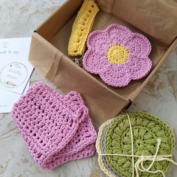 Crochet  'Mini' Gift Set Cotton Bundle Of Goodies!