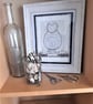 The Content Sitting Wire Cat. A Handmade Art Picture. Purfect for Cat Lovers!!! - Image 4