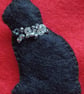 Handmade Lucky Black Cat Felt Brooch