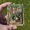 OOAK Handmade Mini Journal With Sculpted Cover 