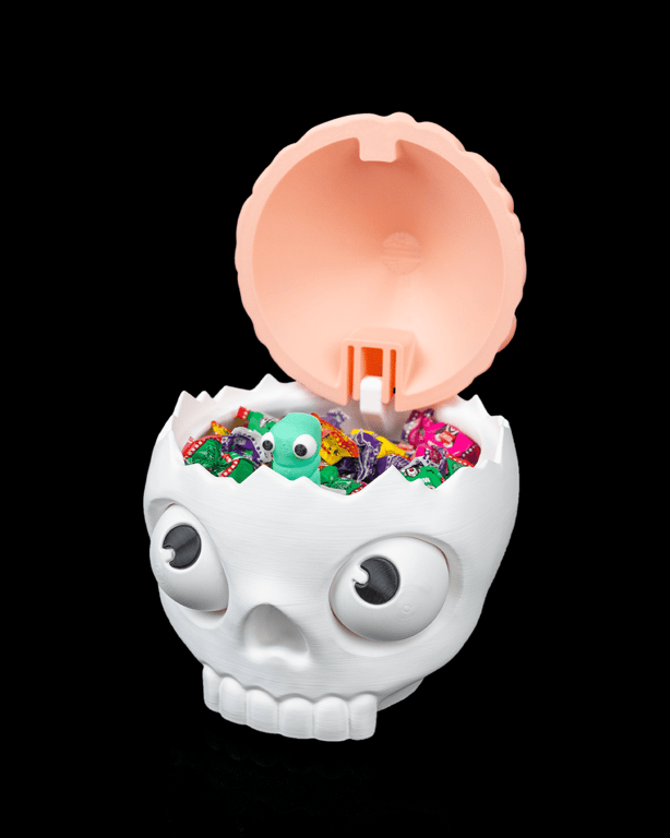 Brain Skull Candy Bowl – 3D Printed Halloween Sweet Holder