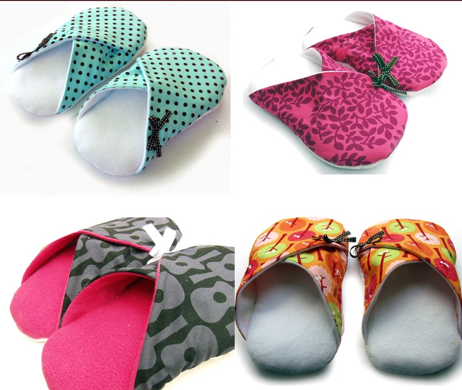 Womens Slippers - made to order 