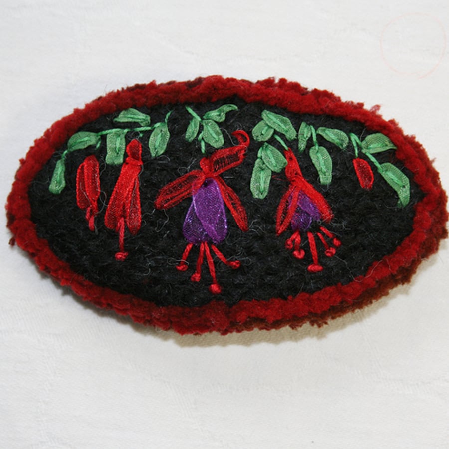 Fuscia - Hair Barrette