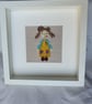 Crocheted picture "Isabelle" - Image 1