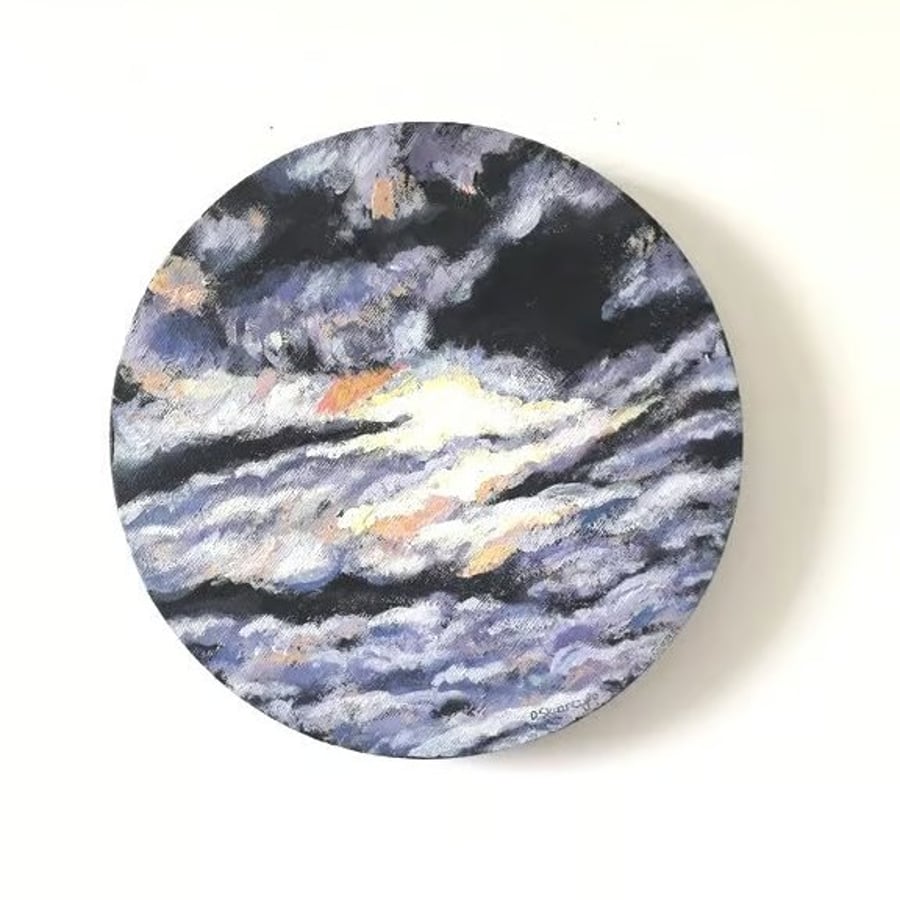 A Night Sky small original painting