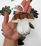 Porcini hanging ornament, mushroom decoration for Christmas tree. - Image 2