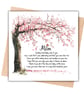 Birthday in Heaven Poem Happy Birthday Card