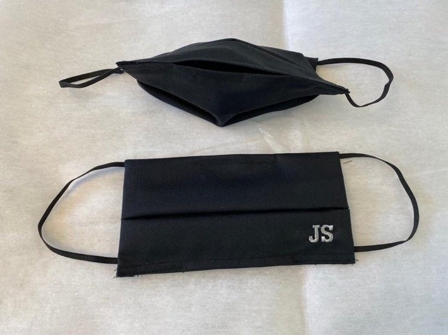 Personalised embroidered Face Mask Cover. Reusable and Washable. Adults or Child