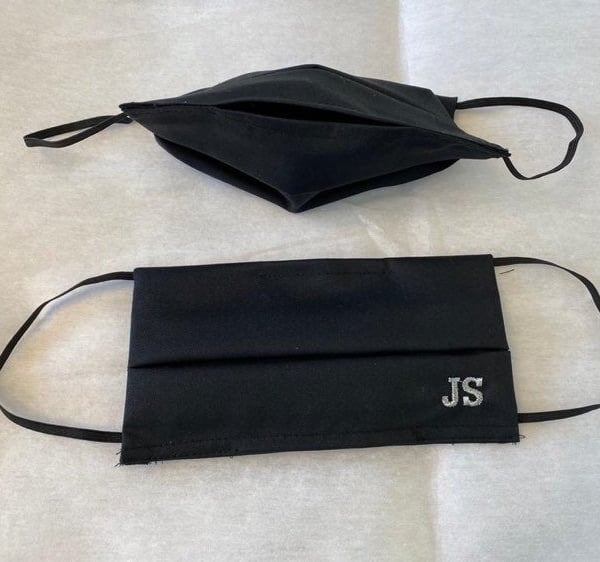 Personalised embroidered Face Mask Cover. Reusable and Washable. Adults or Child