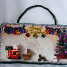 Handmade Christmas wall decoration.
