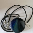 Earth and Water Glass Pendant