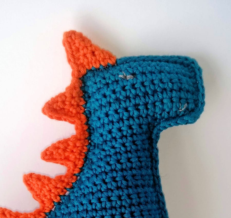 Dinosaur, Crochet Toy, Baby Gift, Cotton yarn