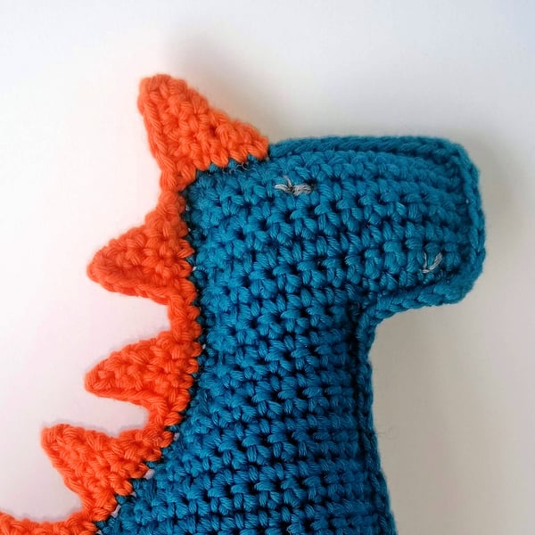 Dinosaur, Crochet Toy, Baby Gift, Cotton yarn