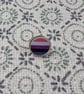 Gender Fluid Flag Pin - Pride Themed Pin - Small Resin Topped Pin Badge - LGBTQ