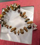 Natural Gemstone Tiger Eye Bracelet with cute dog charm and meaning card   - Image 3