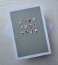 Liberty Print Fabric Hearts Card (mini hearts) - Image 7