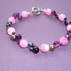 Sale Pink and Purple Bracelet