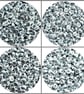 7mm Silver Acrylic Alphabet Beads, Flat Round Mixed & Single Letters - Image 7