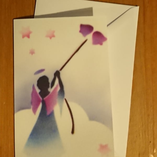 Imperfect - Sunday Angel Christmas card, printi... - Folksy